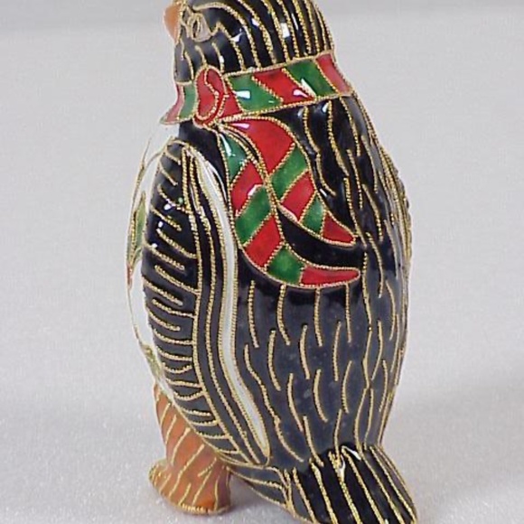 FINAL SALE PRICE NYCO International Cloisonne Penguin - Picture 4 of 4